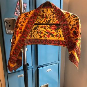 Mode Makers Fall Floral Silk Scarf 🍀